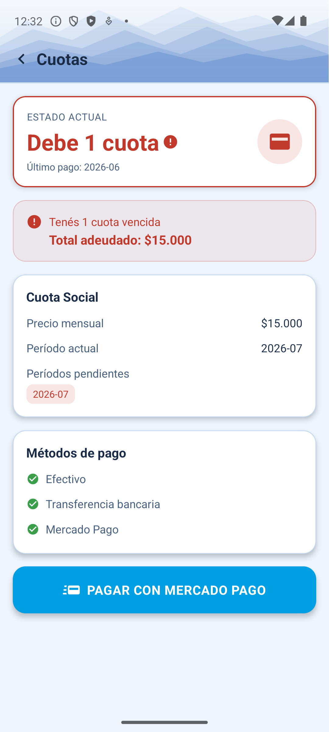 Tus cuotas