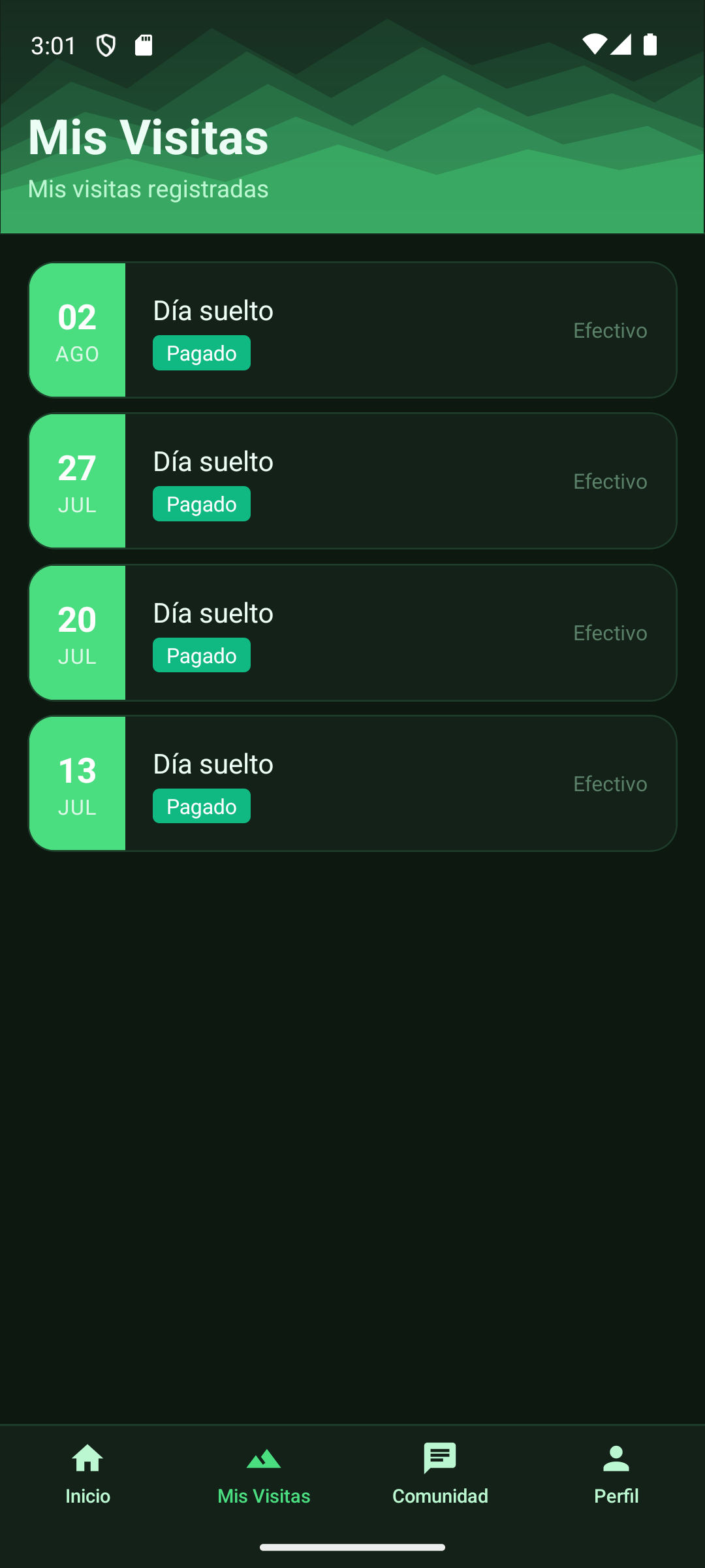 Mis Visitas